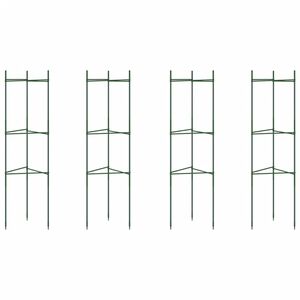 vidaXL Tomatbur 2 stk 116 cm st&aring;l og PP