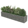 vidaXL Gabion h&oslash;ybed galvanisert st&aring;l 270x50x50 cm