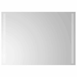 vidaXL LED Badevindu med speil Gjennomsiktig 70 x 50 cm herdet glass
