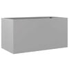 vidaXL Plantekasse s&oslash;lv 62x30x29 cm rustfritt st&aring;l