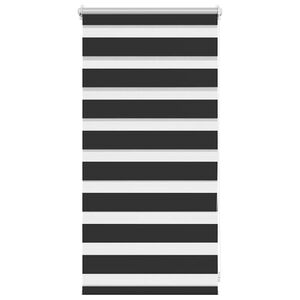 vidaXL Sebragardin 40,9x100 cm Stoffbredde 36,7 cm svart