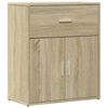 vidaXL Skjenk sonoma eik 60x31x70 cm konstruert tre