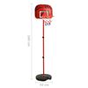 vidaXL Basketballsett for barn justerbart 160 cm