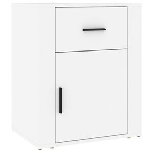 vidaXL Nattbord hvit 50x36x60 cm konstruert tre