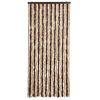 vidaXL Insektgardin beige og lysebrun 90x220 cm chenille
