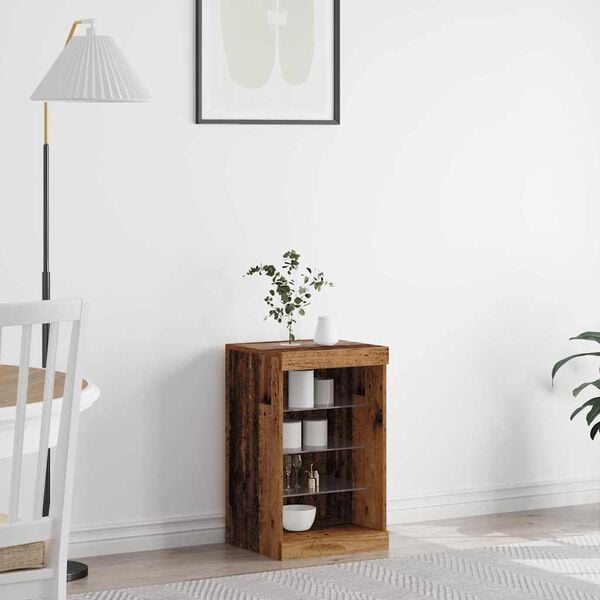 vidaXL Serviesskap Gammelt tre 41 x 37 x 67 cm Konstruert tre