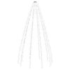vidaXL Nettlys for juletre med 300 LED kaldhvit 300 cm
