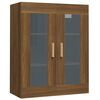 vidaXL Hengende veggskap brun eik 69,5x34x90 cm