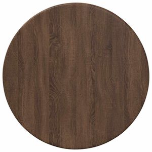 vidaXL Bordplate brun eik &Oslash; 30 x 1,5 cm Konstruert tre