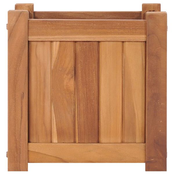 vidaXL Høybed 30x30x30 cm heltre teak