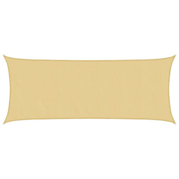 vidaXL Solseil sand 4,5x2 m 100% polyester oxford