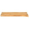 vidaXL Bordplate 90x40x2,5 cm naturlig kant heltre mango