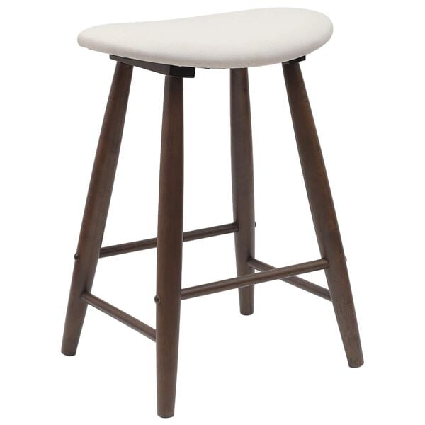 vidaXL Spisestoler 2 pcs Lys Brun 46 x 37 x 63 cm Solid Gummitre