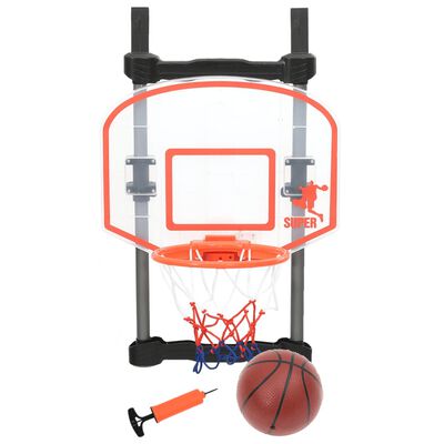 vidaXL Basketballsett for dør justerbart