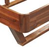 vidaXL Sengeramme heltre akasie 100x200 cm