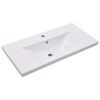 vidaXL Innebygd vask 81x39,5x18,5 cm keramisk hvit