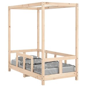 vidaXL Barnesengeramme 70x140 cm heltre furu