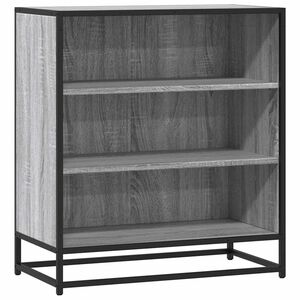 vidaXL Skjenk gr&aring; sonoma 68x35x76 cm konstruert tre og metall