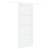 vidaXL Skyved&oslash;r 93 x 232 cm Konstruert tre Hvit