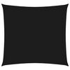 vidaXL Solseil oxfordstoff kvadratisk 4,5x4,5 m svart
