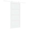 vidaXL Skyved&oslash;r 93 x 202 cm Konstruert tre Hvit