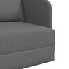 vidaXL Sammenleggbar Sofa seng M&oslash;rkegr&aring; 65 x 80 x 83 cm stoff