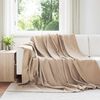 vidaXL Kastepledd 24 pcs Kamel 270 x 240 cm Fleece