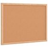 vidaXL korkplate med massiv fururamme 40x30 cm
