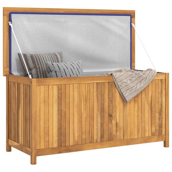 vidaXL Hageboks 114x50x58 cm heltre teak