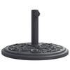 vidaXL Parasollfot for &Oslash;38 / 48 mm stenger 12 kg rund