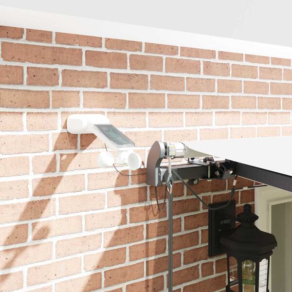 vidaXL Markiseduk med Hvit 600 &times; 350 cm Polyester