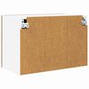 vidaXL Hengende skap 2 pcs Gammel treverk og hvit 60 x 31 x 40 cm