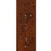 vidaXL Solenergi LED stibelys 2 pcs Corten St&aring;l Corten St&aring;l