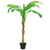 vidaXL Kunstig banantre med potte 180 cm gr&oslash;nn