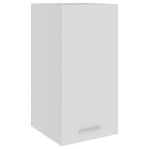 vidaXL Hengende skap "Lyon" hvit 29,5x31x60 cm konstruert tre