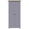 vidaXL Garderobeskap gr&aring; 80x50x171,5 cm heltre furu Panama Range