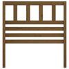 vidaXL Sengegavl honningbrun 81x4x100 cm heltre furu