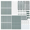 vidaXL Gjerdepåle Annet 52 pcs grønn 3,2 x 3,2 x 170 cm Stål