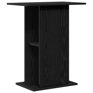 vidaXL Akvariumstativ svart eik 60,5x36x72,5 cm konstruert tre