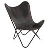 Lesli Living Sommerfuglstol Buffalo 75x75x87 cm svart