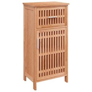 vidaXL Baderomsskap 42x29x82 cm heltre valn&oslash;tt