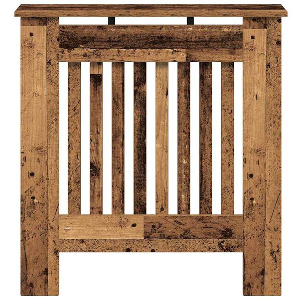 vidaXL Radiator Deksel Gamle tre 78 x 19 x 81,5 cm Konstruert tre