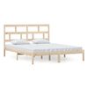 vidaXL Sengeramme heltre furu 160x200 cm