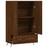vidaXL Highboard brun eik 69,5x31x115 cm konstruert tre