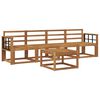 vidaXL Utend&oslash;rs sofa-sett 5 pcs Naturlig