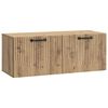 vidaXL Vegghengt TV skap 78,5 x 31 x 30 cm Artisan eik Konstruert tre
