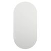 vidaXL Speil med LED-lys 80x40 cm glass oval