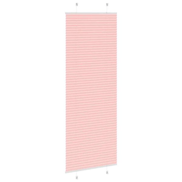 vidaXL pliss&eacute;gardin Rosa 80x200 cm Stoff Bredde 79,4 cm Polyester