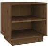 vidaXL Nattbord honningbrun 40x34x40 cm heltre furu