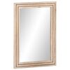 vidaXL Baderomsspeil 50x70 cm heltre mango og glass